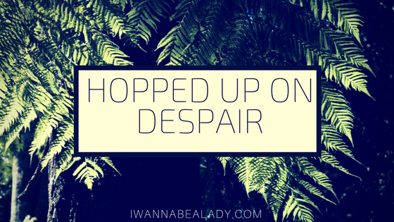 iwannabealady.com hopped up on despair finding the positive writing therapy