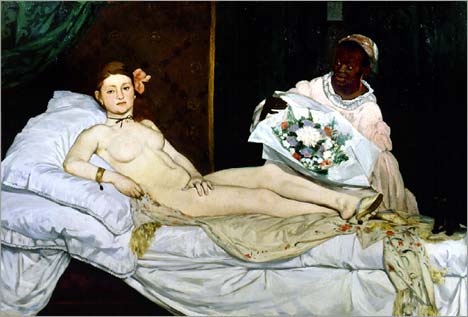 Olympia Edouard Manet iwannabealady.com women boudoir photography tips