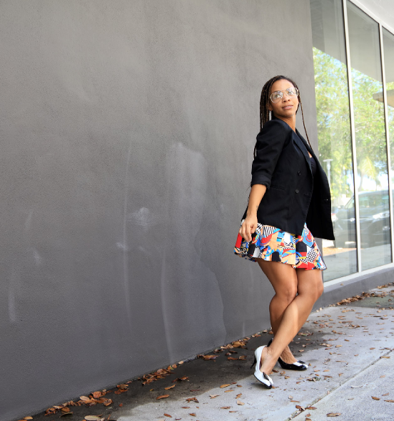 outfit post how to style tennis skirt and blazer iwannabealady.com